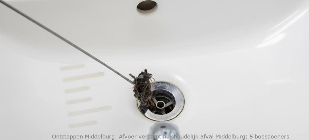 Afvoer verstopt huishoudelijk afval Middelburg: 5 boosdoeners