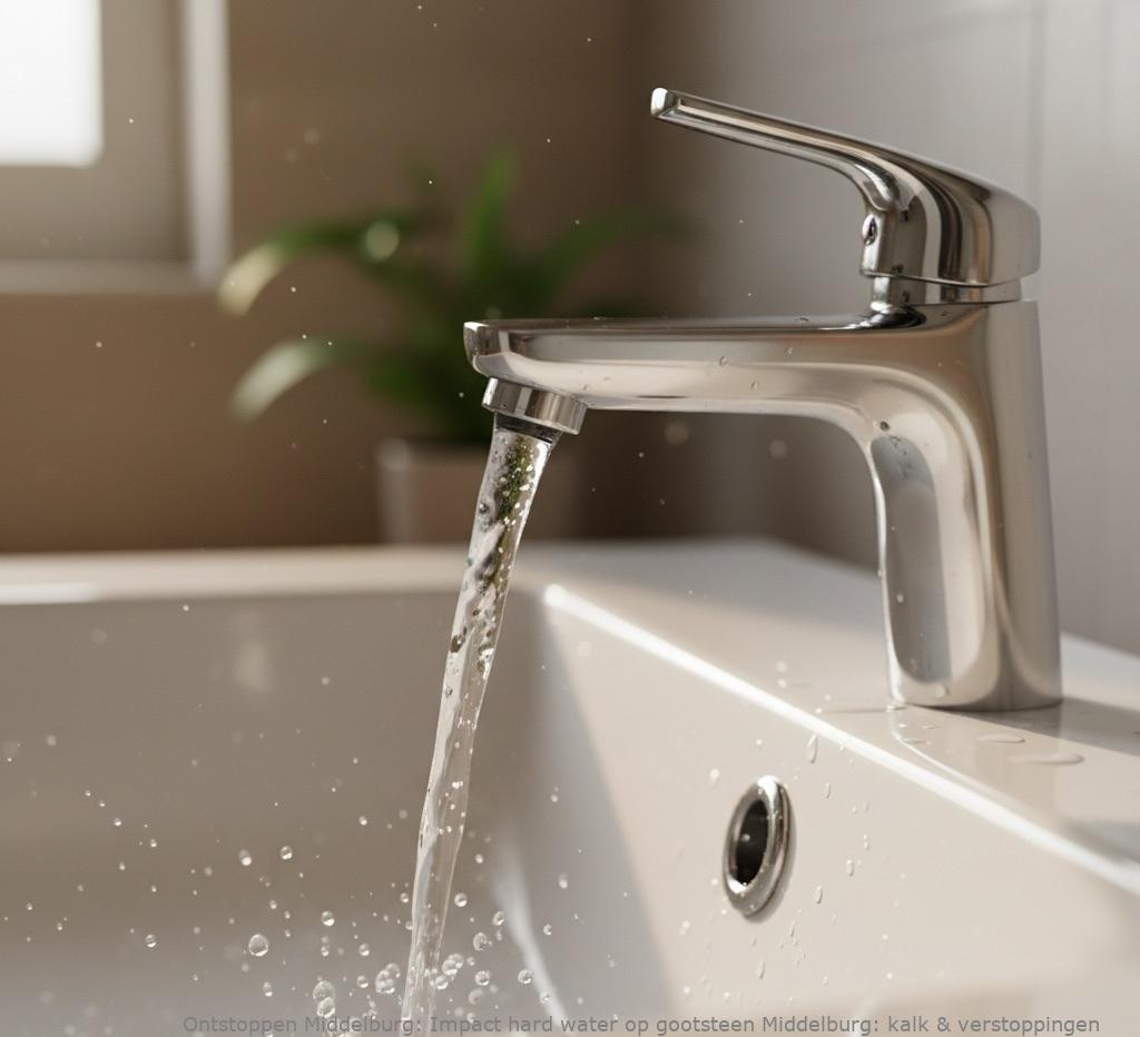 Impact hard water op gootsteen Middelburg: kalk & verstoppingen